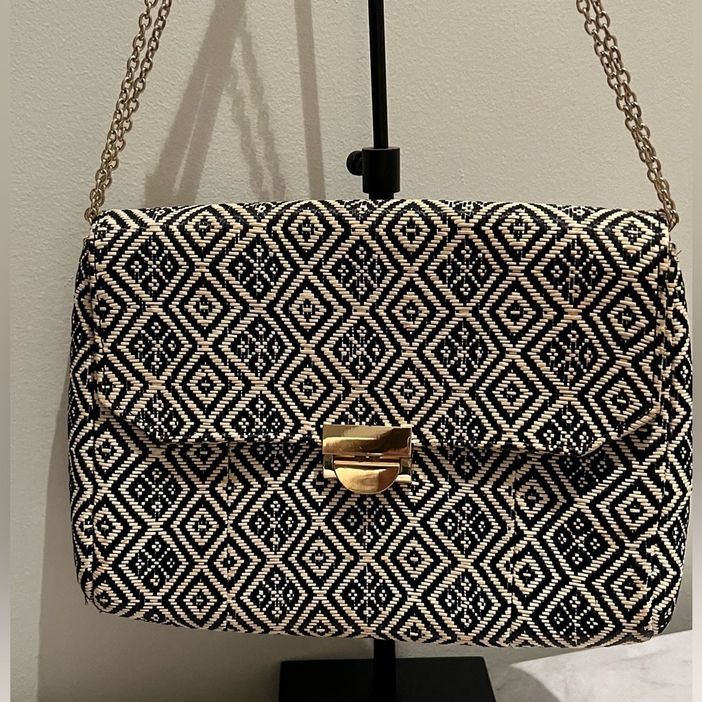 Vintage Raffia Lauren Merkin bag